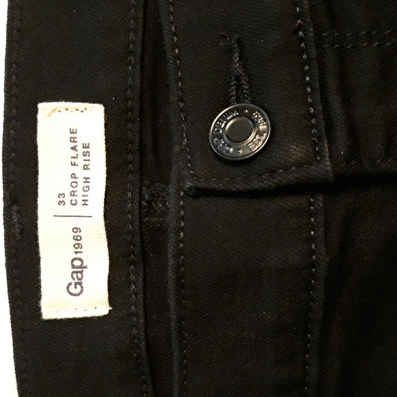 GAP 1969 Crop Flare High Rise-NWOT - Picture 2 of 7